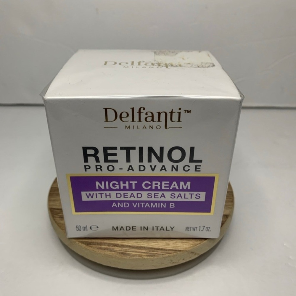 🔥sale🔥Delfanti Night Cream Anti Aging Dead Sea Salts 1.7 oz New